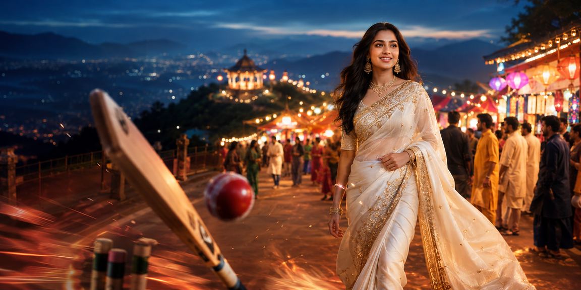 সিলেটে শাড়ি পরিহিত নারী মোবাইলে ক্রিকেট বেটিং পেমেন্ট প্রক্রিয়া দেখছেন